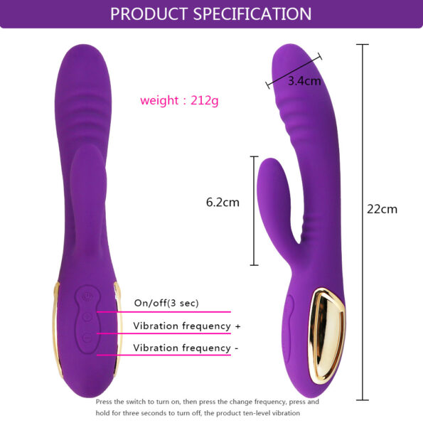3 Color Rabbit Vibrator G Point-1