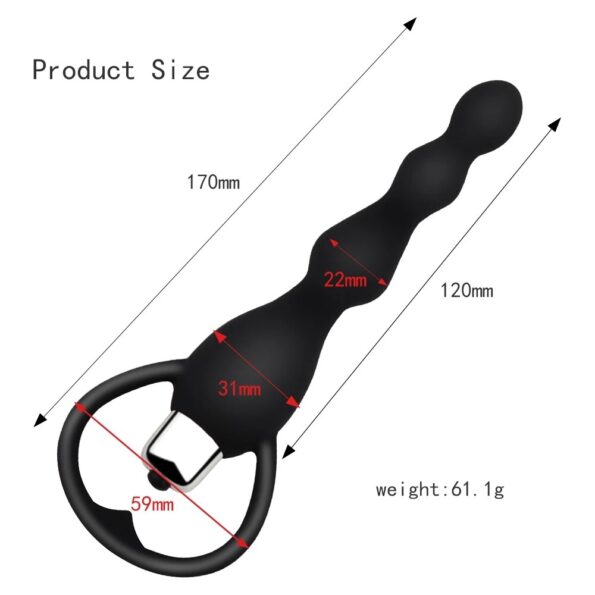 Anal Beads Butt Plug Prostate Massage Vibrator (11)