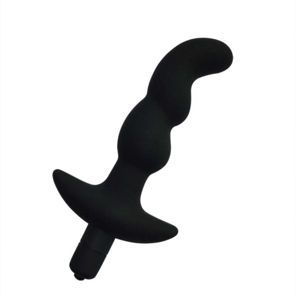 Backdoor Buzzer Silicone Prostate Stimulator Black (1)