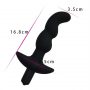 Backdoor Buzzer Silicone Prostate Stimulator Black (1)
