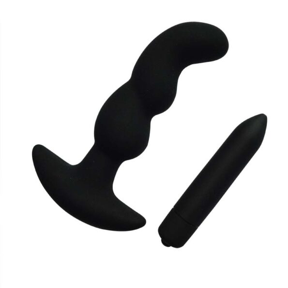 Backdoor Buzzer Silicone Prostate Stimulator Black (4)