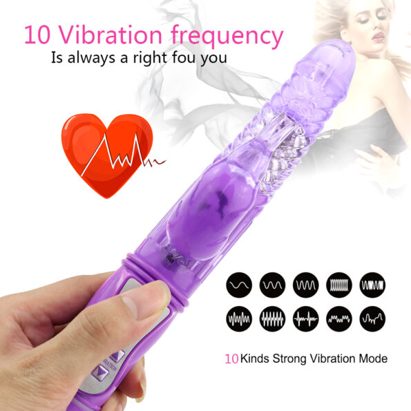 Butterfly Stroker Thrusting Vibrator AV Massage Stick (2)