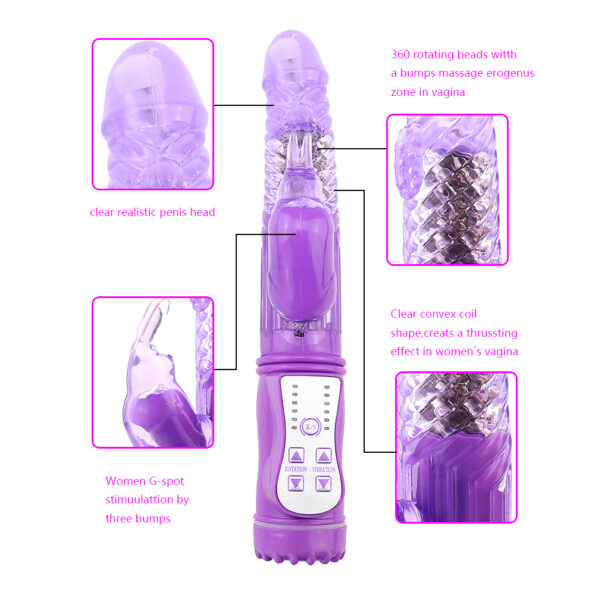 Butterfly Stroker Thrusting Vibrator AV Massage Stick (5)