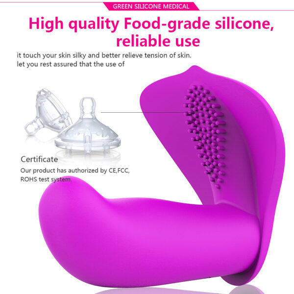 butterfly wearable vibrator,G-spot clit remote control vibrator,remote control wearable vibrator,wearable vibrator massage,massager sex toys,sex toys for women couple