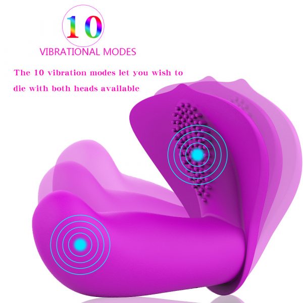 butterfly wearable vibrator,G-spot clit remote control vibrator,remote control wearable vibrator,wearable vibrator massage,massager sex toys,sex toys for women couple