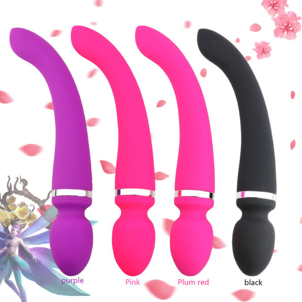 Double-ended G-spot Vibrator Massage AV Stick (1)