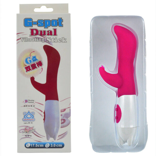 First Time Dual Exciter G-Spot Rabbit Vibrator-4