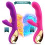G-Spot Rabbit Waterproof Rechargeable Dildo Vibrator Adult Sex Toys-1