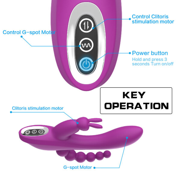 Happy Rabbit Triple Curve Rechargeable Rabbit Vibrator (3)