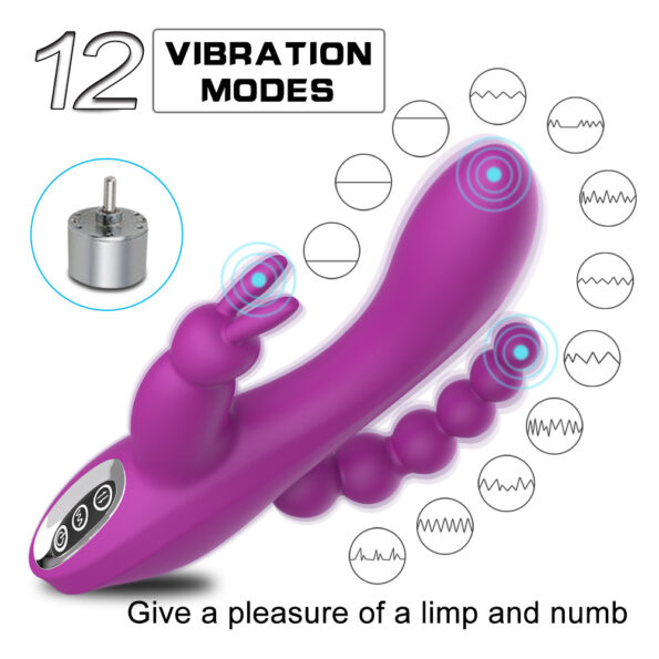 Happy Rabbit Triple Curve Rechargeable Rabbit Vibrator (9)