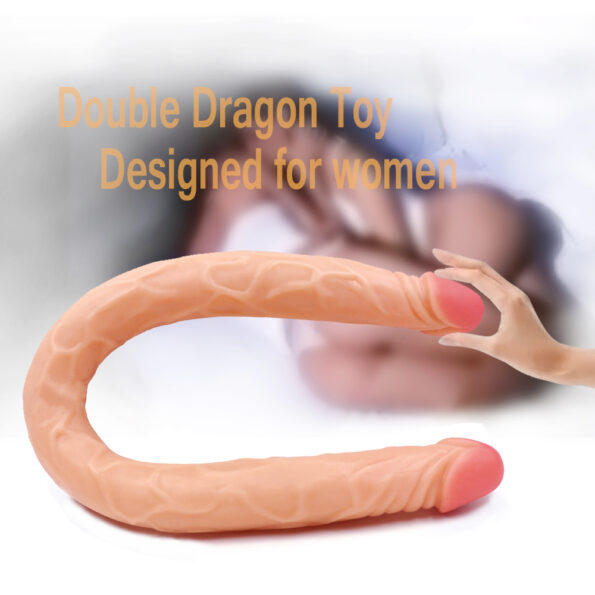 Hoodlum Tapered Double Realistic Double-Ended Dildo 22 Inch (3)