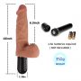 King Cock 6 Inch Vibrating Stiffy Dildo in Tan (1)