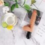 King Cock 6 Inch Vibrating Stiffy Dildo in Tan (1)