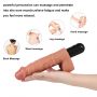 King Cock 6 Inch Vibrating Stiffy Dildo in Tan (1)
