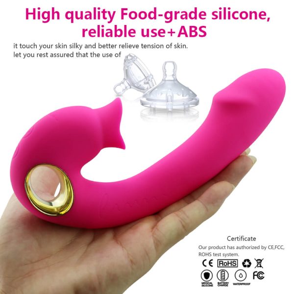 licking vibrator av wand massager,tongue licking vibrator,av wand vibrator,usb rechargeable vibrator,sucking vibrator