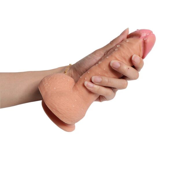 Lifelike Lover Luxe Realistic Silicone Dildo 6 Inch with Suction Cup (6)
