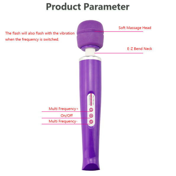 Magic Wand Vibrator Rechargeable Personal Massager (6)
