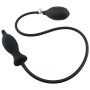 Oversized Silicone Anal Butt Plug Inflatable Dilator Large Pump Black (1)