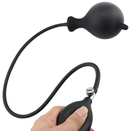 anal butt plug,inflatable dilator large pump,inflatable dilator pump, anal butt plug pump,inflatable pump black