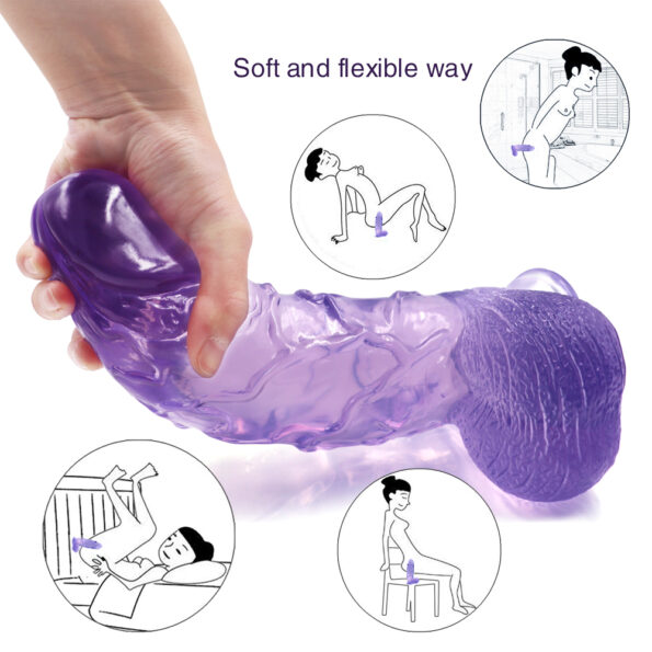 Realistic Big Dildo 7.48 Inches With Suction Cup (5)