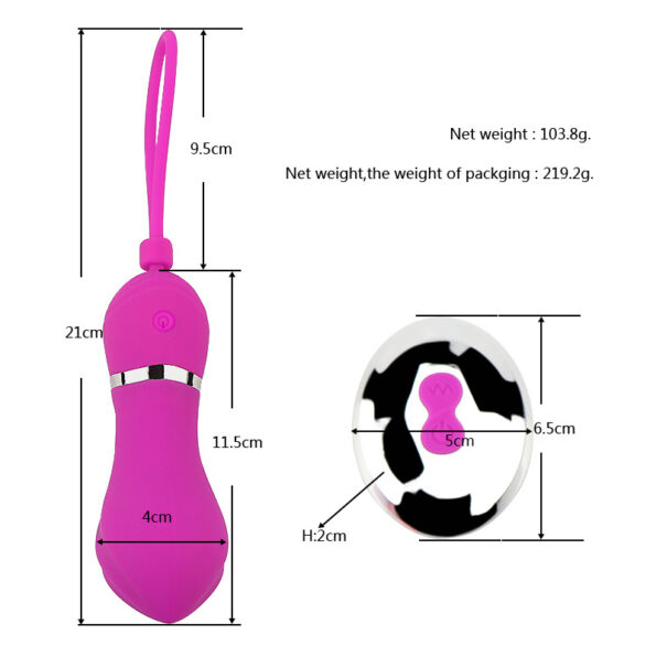 Remote Control Anal Plug Egg G-Spot Vibrator (4)
