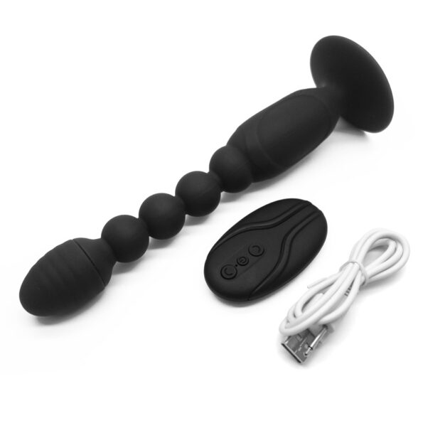Remote Control Vibrating Anal Beads Prostate Massager (4)