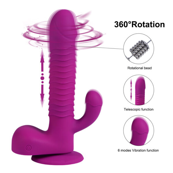 rotating vibrator dildo,rabbit vibrator dildo,thrusting rabbit vibrator,rabbit vibe dildo,rabbit vibe dildo toys,rabbit dildo vibrator for women,best rabbit dildo vibrator