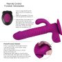 Rotating Vibrator Dildo Thrusting G spot Rabbit Vibrator (1)