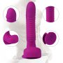 Rotating Vibrator Dildo Thrusting G spot Rabbit Vibrator (1)