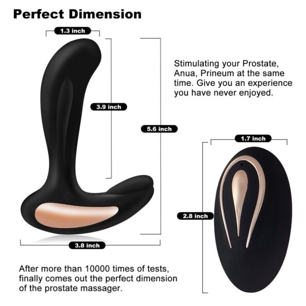 Sex Purple Anal Fantasy Ribbed Silicone Prostate Vibe With Anal Beads 6