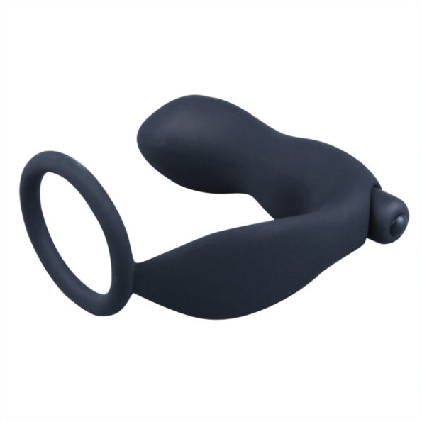 Sex Purple Ass-Gasm Cock Ring and Vibrating Butt Plug 1