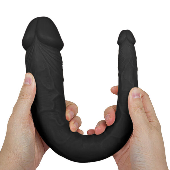 Sex Purple BASICS Mini Double Penetration Dildo 7