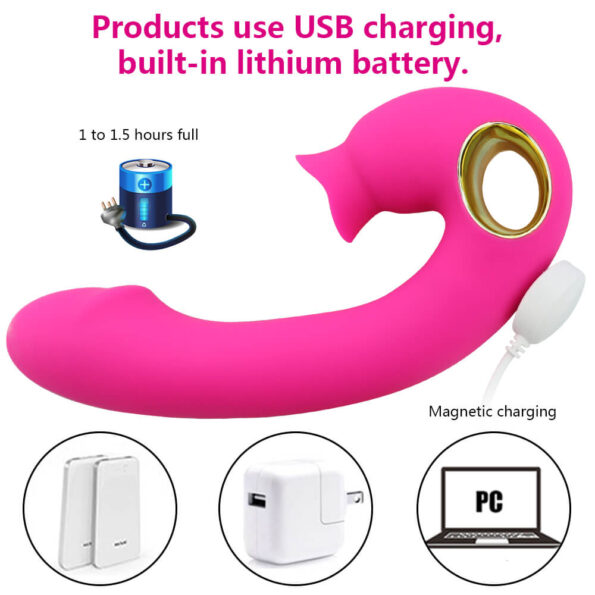 Sex Purple Best Womanizer Clitoris Stimulator Massager Premium Rechargeable Smart Silence Clitoral for Women Toys 4