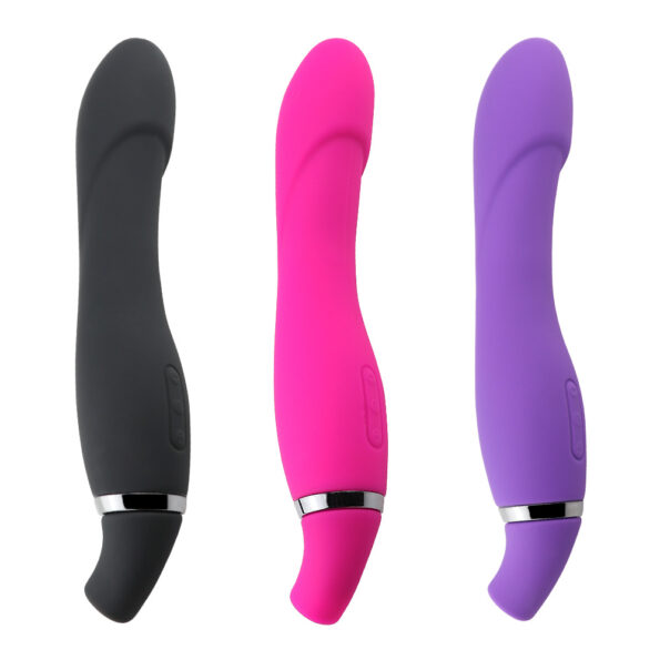 Sex Purple Body & Soul Cherish G-spot Vibe With Nipple Sucker 2