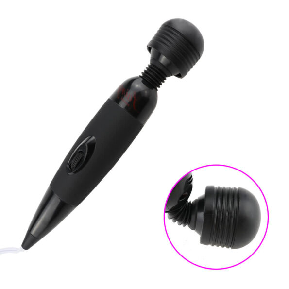 Sex Purple Bodywand Midnight Body Wand Plug-In Intimate Black Flexible Head Ultimate Massager 1