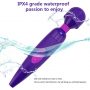 Sex Purple Bodywand Original Body Wand Massager Multi-Function Full Plug-In Vibrating Black 9.8in for Women Toys