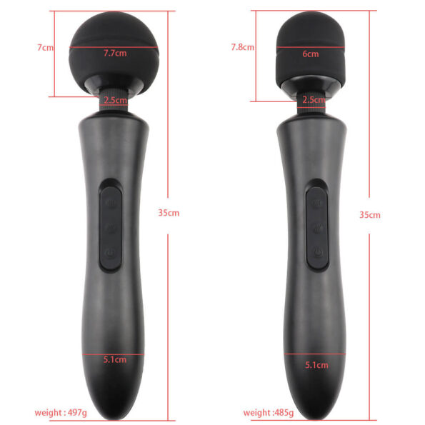 Sex Purple Bodywand Plug In Multi-Function Silicone Massager Full Body Vibrating Massagers Black 1