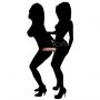 Sex Purple Bondage Unisex Strap-On Harness with Realistic Dildo 6 Inch 1