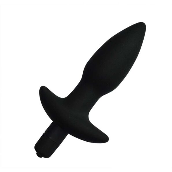 Sex Purple Corked 2 Small Charcoal Vibrating Vibrator Backdoor Anal Butt Plug Multi-Speed Vibrating Buttplug