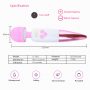 Sex Purple Deluxe Rechargeable Mini Massager Wand Vibrator Best Magic Wand Style Sex Toys