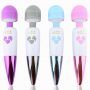 Sex Purple Deluxe Rechargeable Mini Massager Wand Vibrator Best Magic Wand Style Sex Toys
