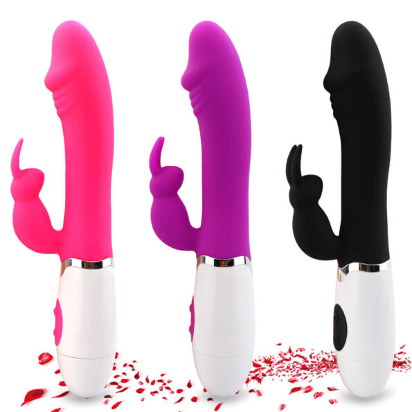 Sex Purple Desire Luxury Rabbit Vibrator Happy Bunny Stimulator for Extra Clitoral Stimulation G spot Rechargeable 1
