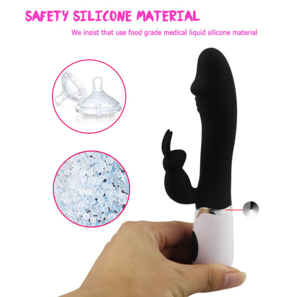 Sex Purple Desire Luxury Rabbit Vibrator Happy Bunny Stimulator for Extra Clitoral Stimulation G spot Rechargeable 2