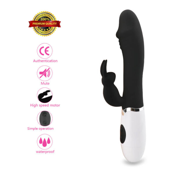 Sex Purple Desire Luxury Rabbit Vibrator Happy Bunny Stimulator for Extra Clitoral Stimulation G spot Rechargeable 6