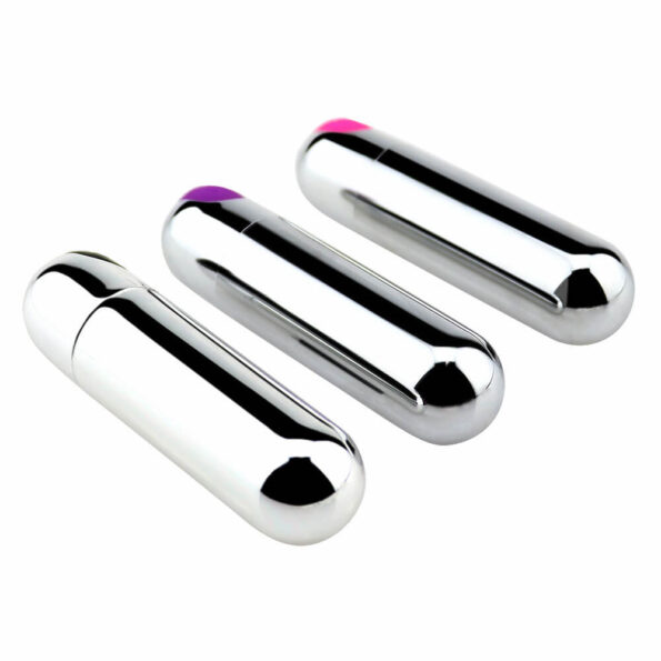 Sex Purple Desire Luxury Rechargeable Silver Vagina Stimulator Massager Mini bullet Vibrator Adult Toys 2