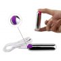 Sex Purple Desire Luxury Rechargeable Silver Vagina Stimulator Massager Mini bullet Vibrator Adult Toys