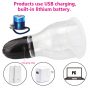 Sex Purple Fetish Fantasy Women Vibrating Nipple Pumps with Suction Sex Toys Rechargeable