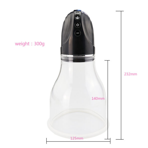 Sex Purple Fetish Fantasy Women Vibrating Nipple Pumps with Suction Sex Toys Rechargeable 4