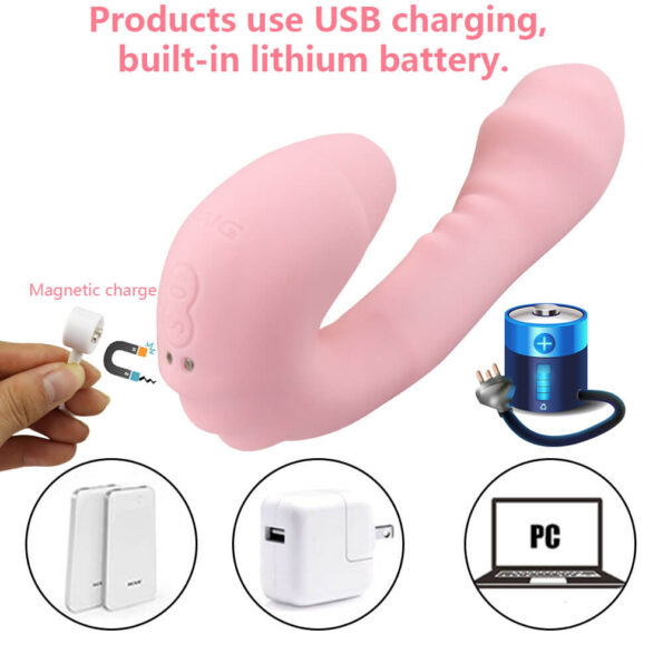 Sex Purple InsideOut G-Spot and Clitoral Stimulator Rechargeable 7
