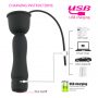 Sex Purple Man Nuo Silicone Vibrating Penis Plug Black 1